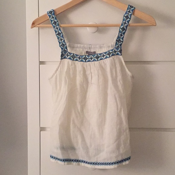 American Eagle Outfitters Tops - NWT Aerie embroidered sleeve tank top